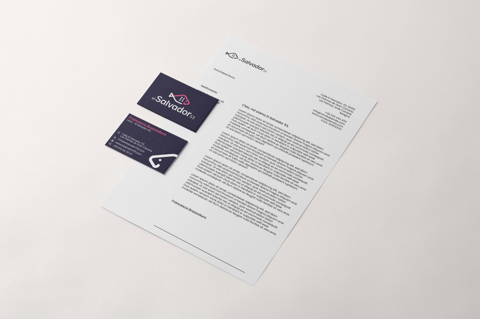 El Salvador · stationery e card