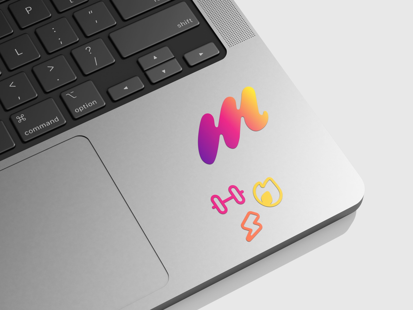 Movea · mockup sticker